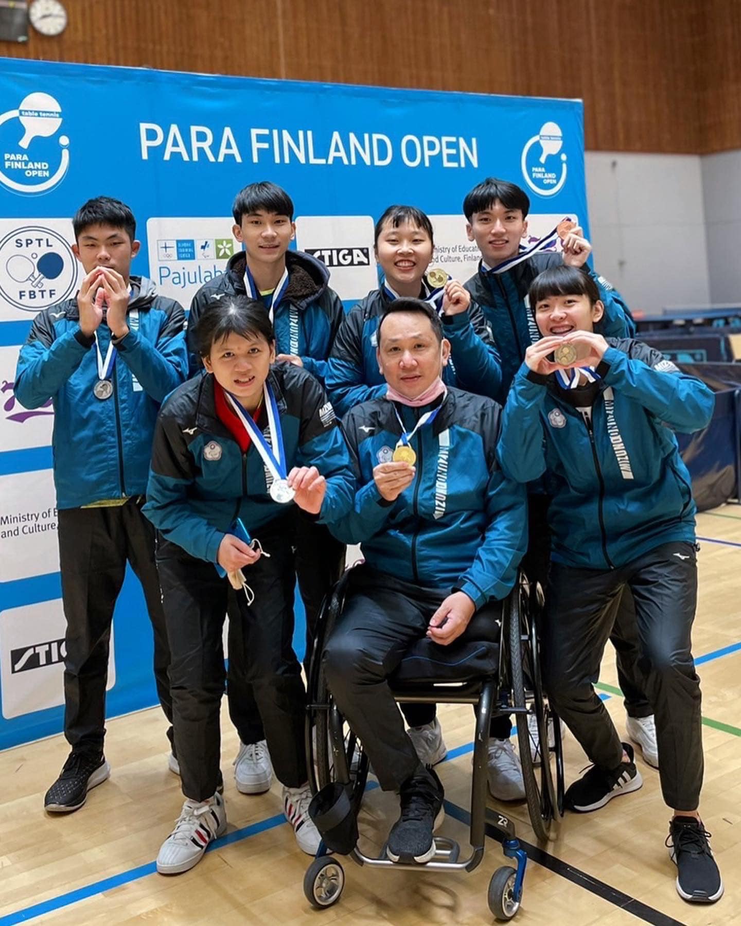(圖)Para athletes from Taiwan took part in the 2022 Para Finland Open, taking home 6 gold, 4 silver and 2 bronze medals .